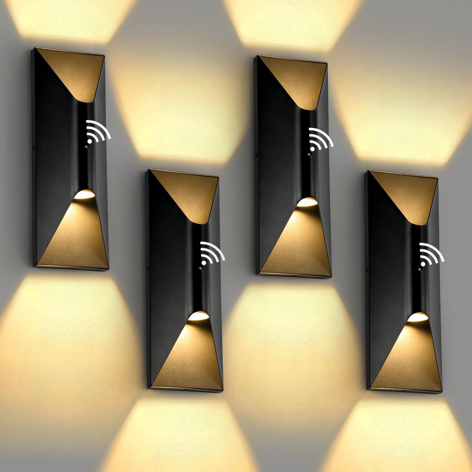Photo 1 of TPSHPTS Outdoor Wall Lights, Black, 15"