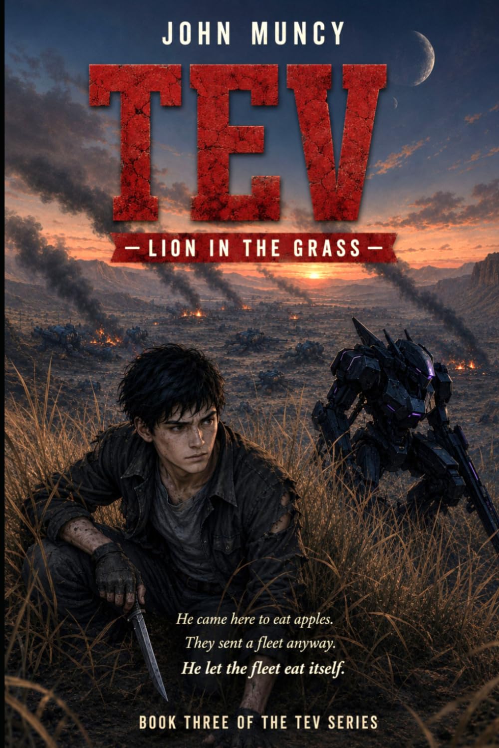 Tev: Lion in the Grass — A Military Sci-Fi Mech Thriller (The Tev Series Book 3)