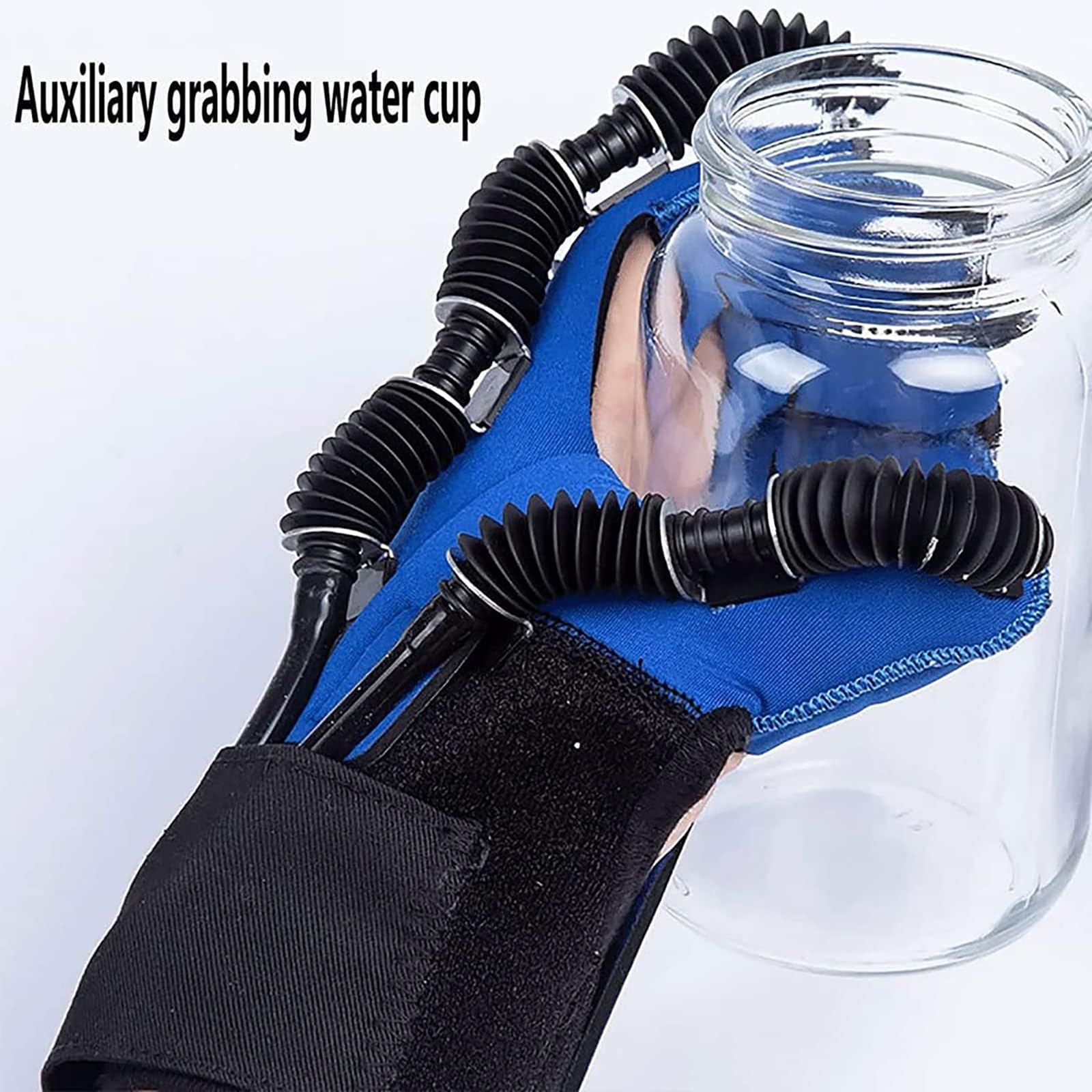 Stroke - Férula de mano izquierda M - Guantes robóticos de rehabilitación con modo espejo, pantalla LCD, entrenamiento de un solo dedo para recuperación de la mano