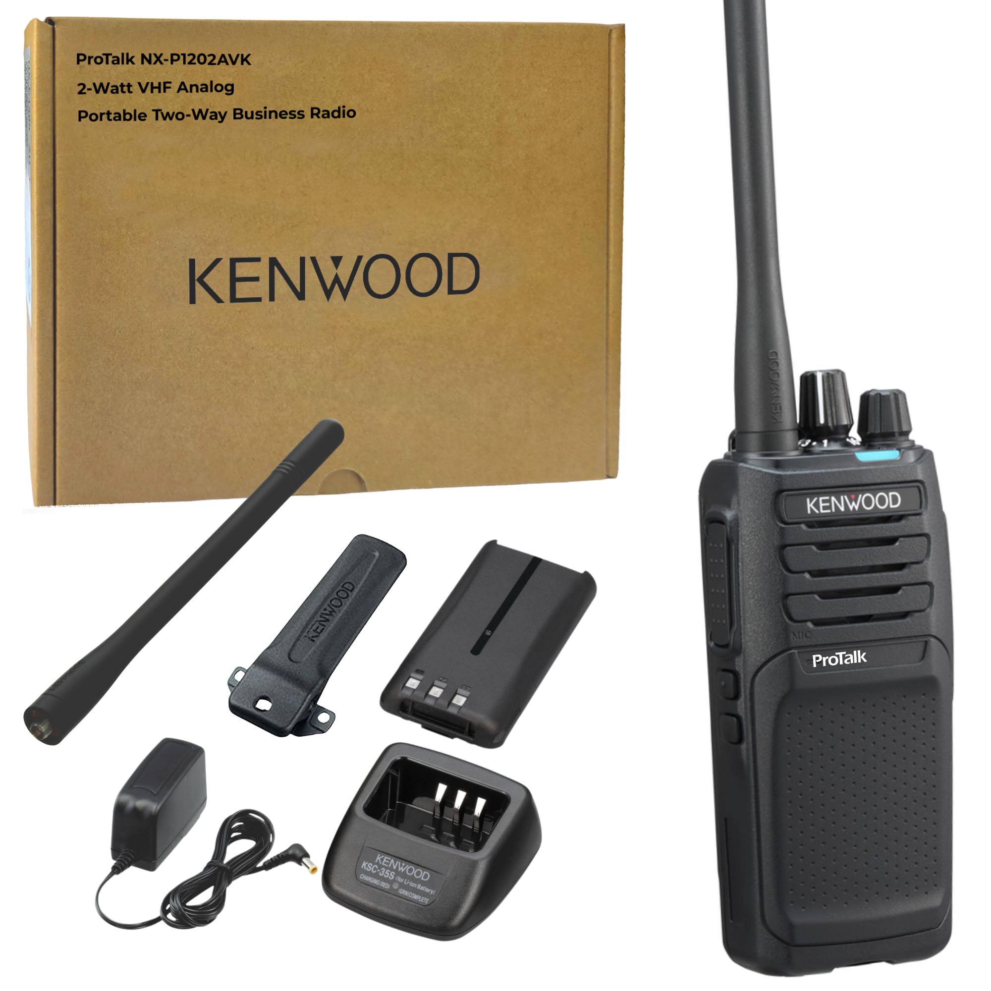 Amazon.com: KENWOOD ProTalk NX-P1202AVK Business Radio - 2W VHF