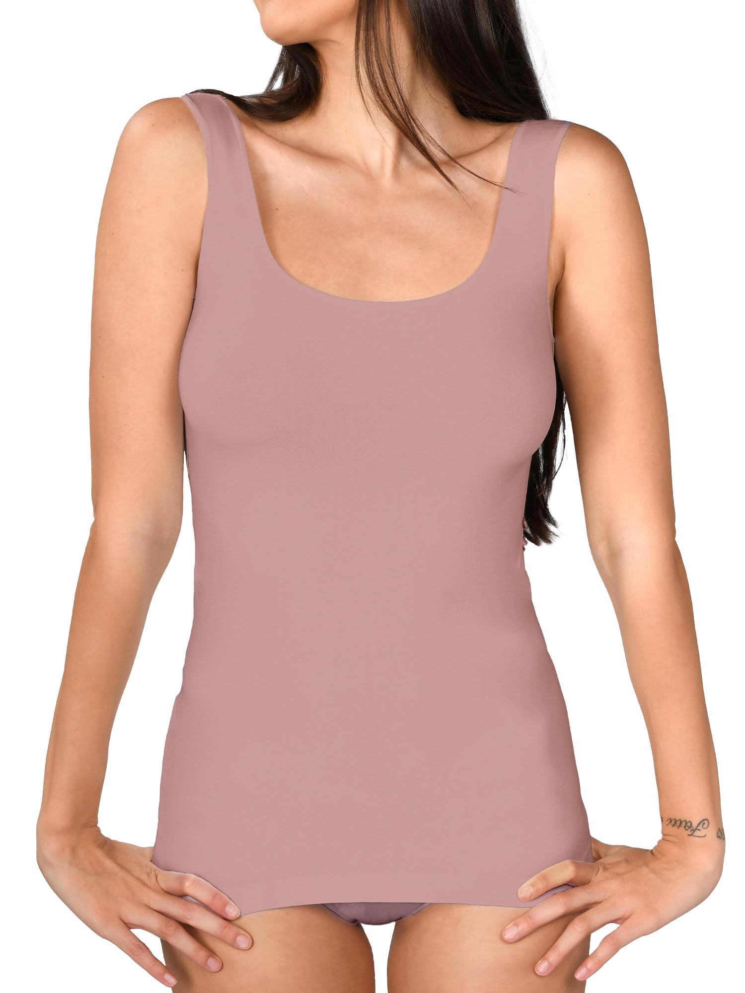 Intimidea Woman's Cashmere Wide Shoulder Tank Top - Coccoluto e Caldo per le Donne
| Intimidea Women's Wide Shoulder Ta