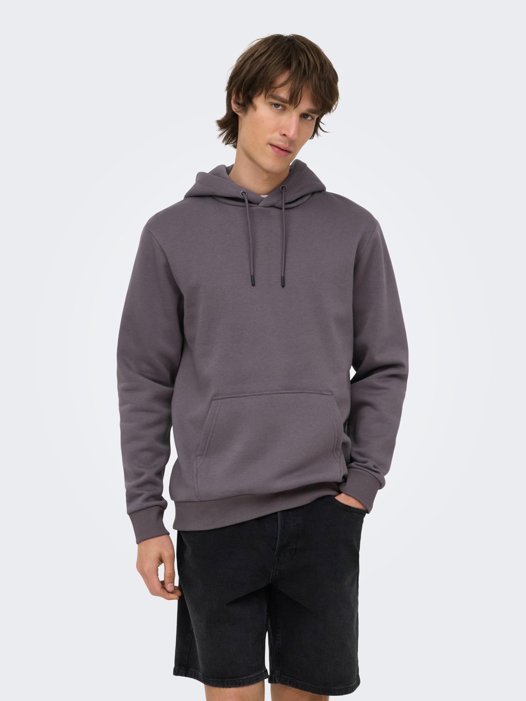 ONLY & SONS Onsceres bluza z kapturem Sweat Noos, rabbit, XXL