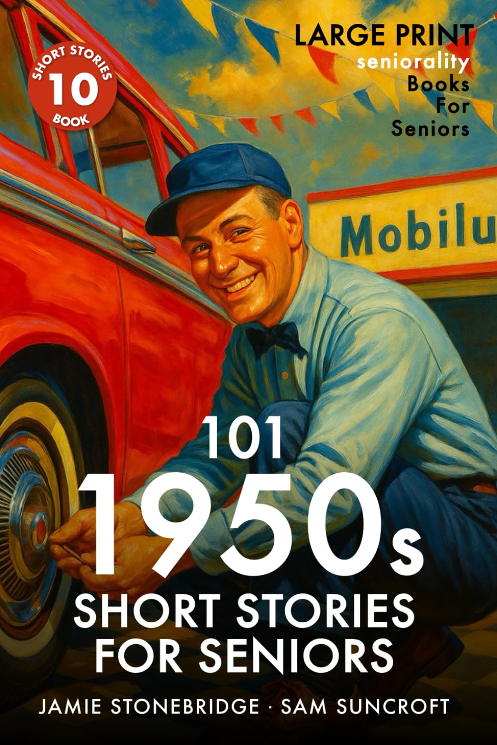 101 1950s Short Stories for Seniors: Large Print easy to read book for Seniors with Dementia, Alzheimer’s or memory issues