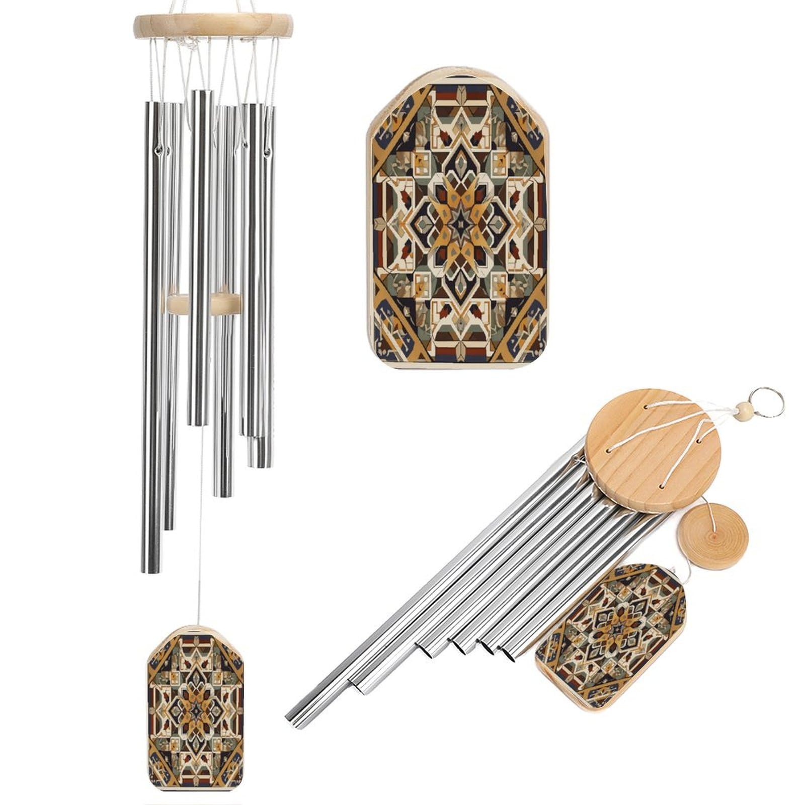 Amazon.com : Arabic Pattern Wind Chimes Retro Illustration