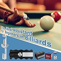 Vista 6 de Kit de reparación de tacos de billar de 36 piezas, 12 puntas de taco de billar, 2 abrazaderas de punta de taco de billar, 5 casquillos, 12 cubos