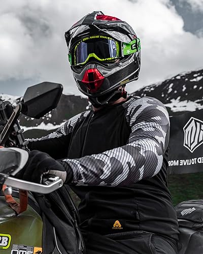 Miniatura 7 de ILM Snell M2020D - Casco completo de fibra de carbono para motocicleta de aventura, auto de carreras para hombres y mujeres, casco todoterreno