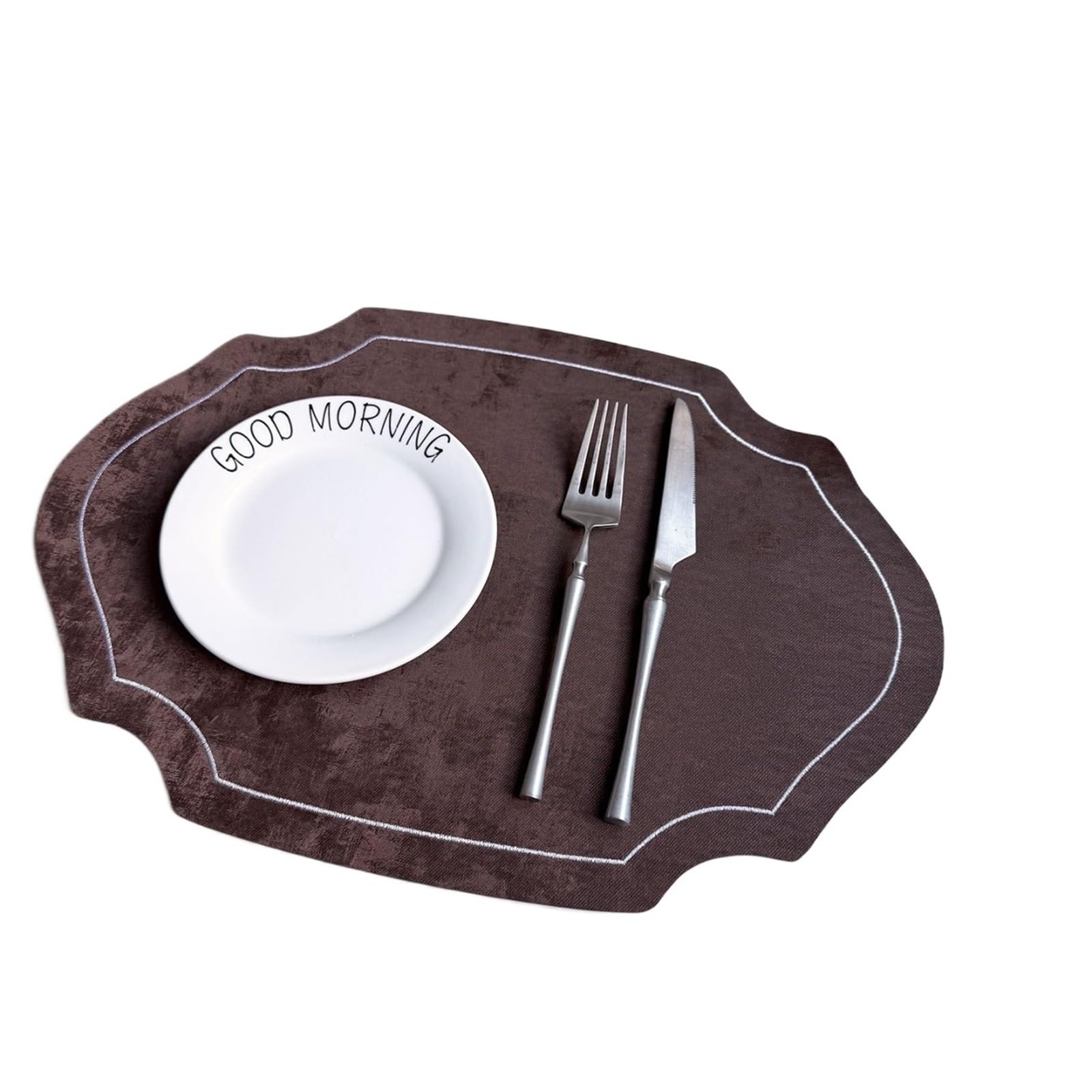 Tapis de table ovale en cuir pour vos dîners chaleureux en famille