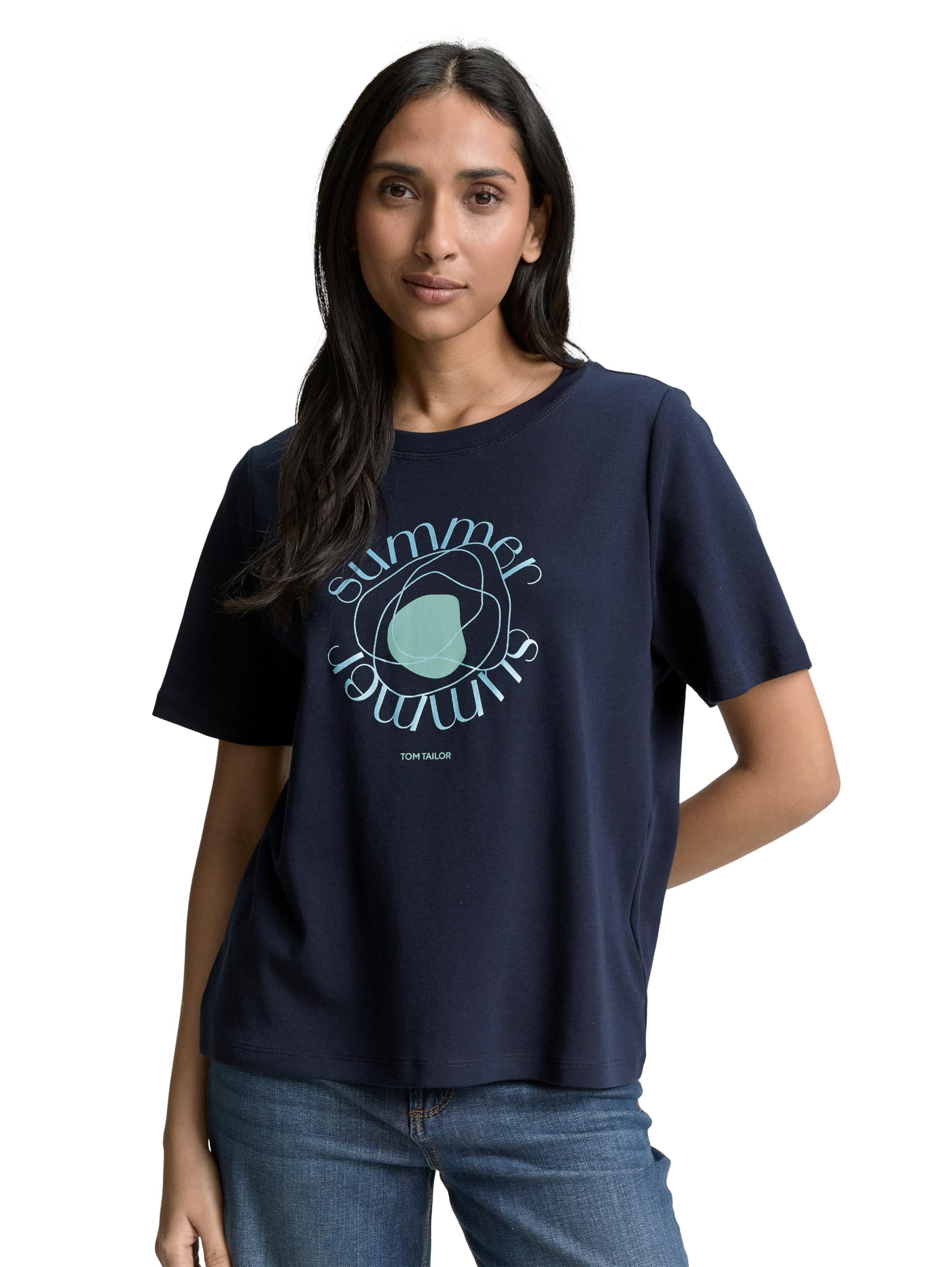 Tom Tailor Damen 1045964 T-Shirt (1er Pack)