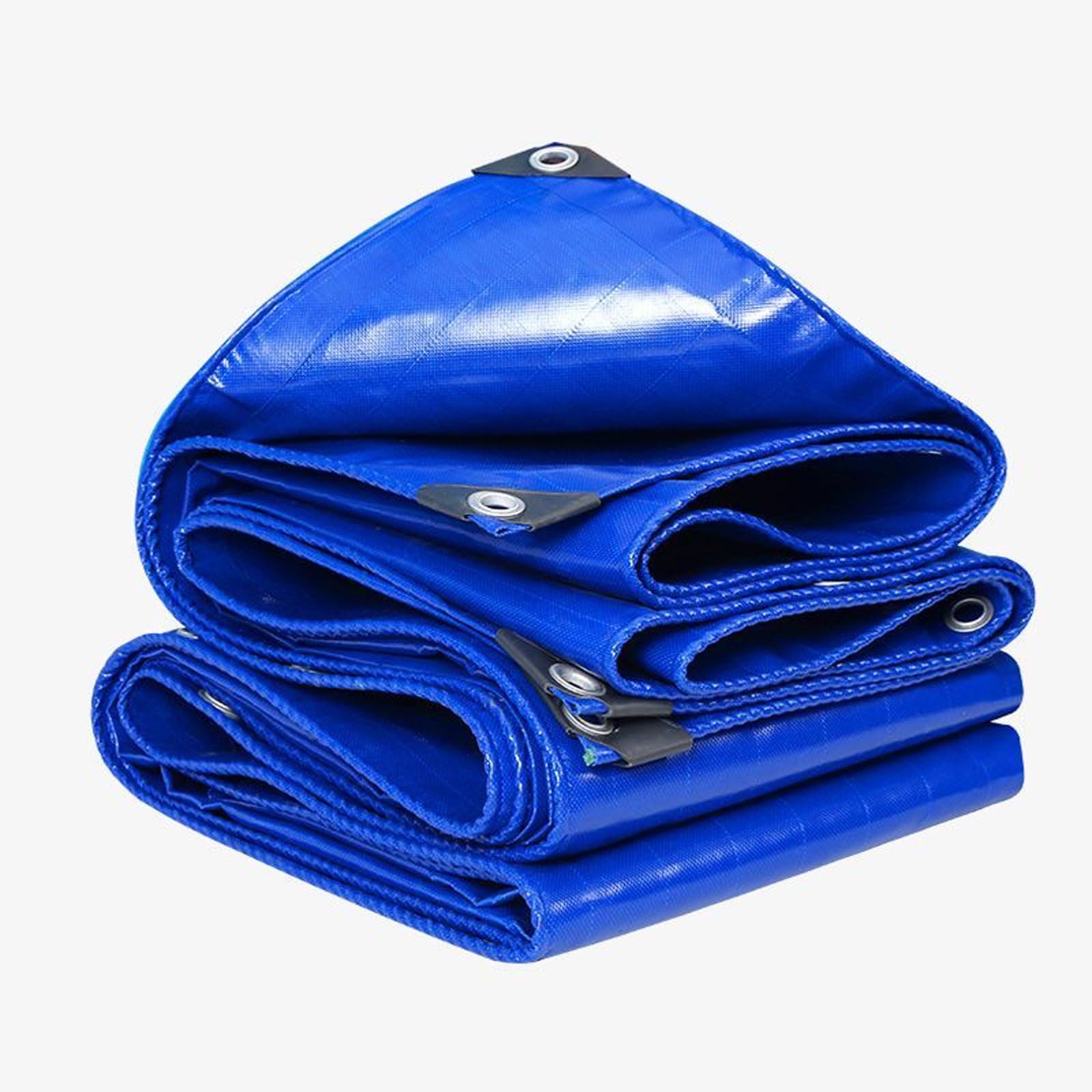 Bâche étanche bleue anti-UV 100x110 cm pour toiture piscine et remorque