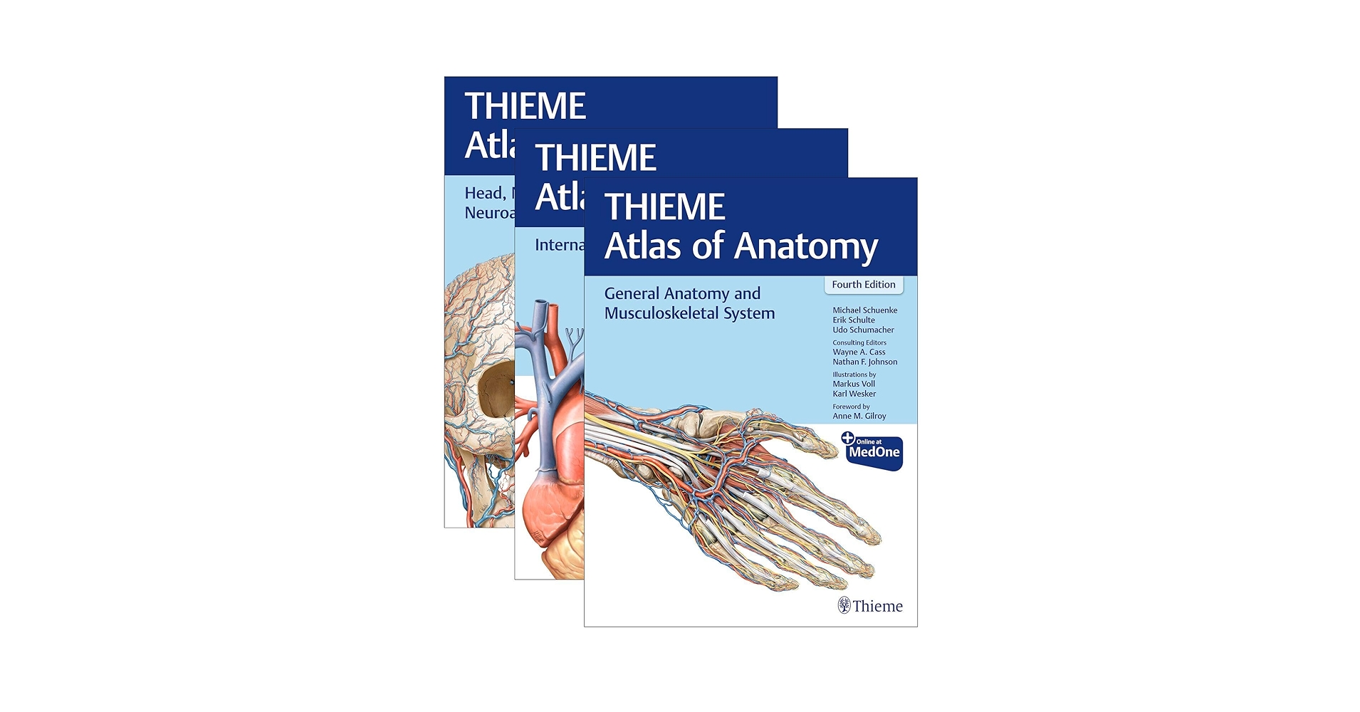 THIEME Atlas of Anatomy, Three Volume Set, Fourth Edition