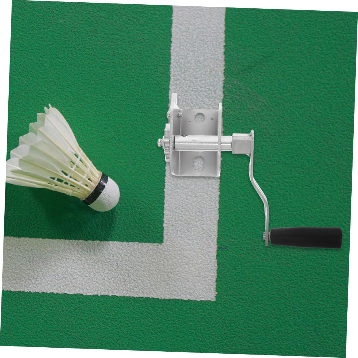 2 Stück Netzspannwinde aus Robustem Material Handbetriebener Seilspanner für Volleyball und Badmintonpfosten Wetterfestes Netzspannsystem für Outdoor Sportgeräte