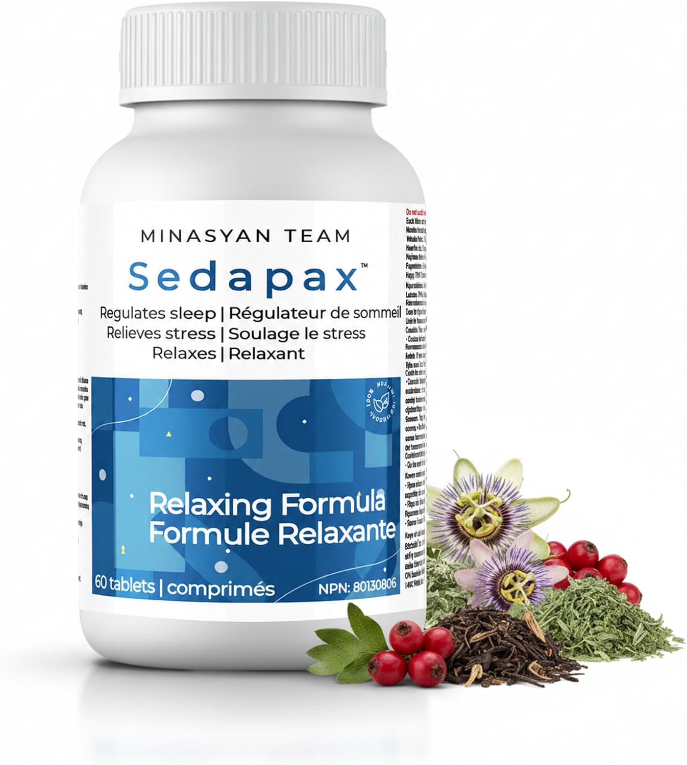 Natural Sleep Aid for Stress Relief & Relaxation , 60 ct. | Stress Relief, Relaxation, Herbal Formula, Support Deeper Rest, Calms Mind, Reduces Restlessness