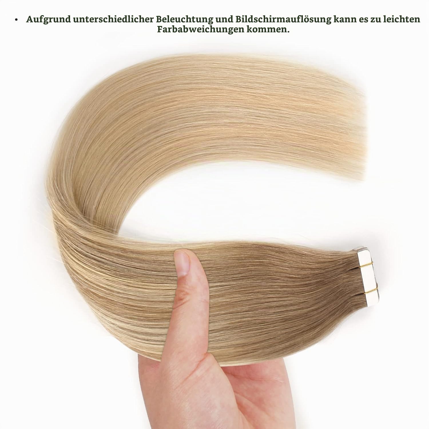 ABH AMAZINGBEAUTY HAIR Blond Tape Haarverlängerung 55cm Balayage | Remy Tape Extensions Echthaar, Skin Weft, #B8-18-60 Ombre Braun 50g 20 Stück, Unsichtbar, Wiederverwendbar, Haarverlängerung