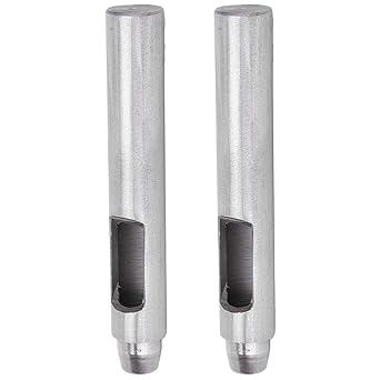 Ubersweet Hole Punch Tool, Stable High Hardness Alloy Steel Forging Round Hollow Puncher, for Industrial Accessories Industrial Parts(10mm)