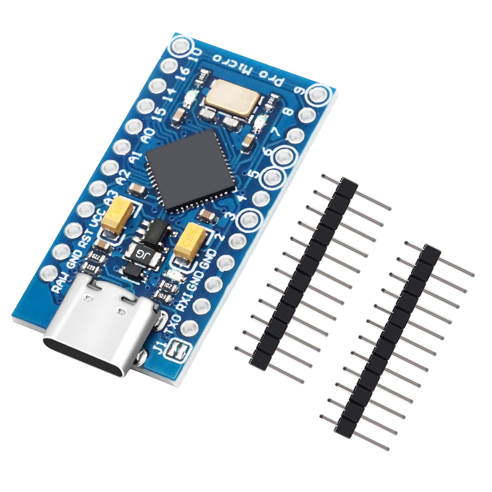 APKLVSR Pro Micro Development Boards with 32U4 5V/16MHz Microcontroller ...
