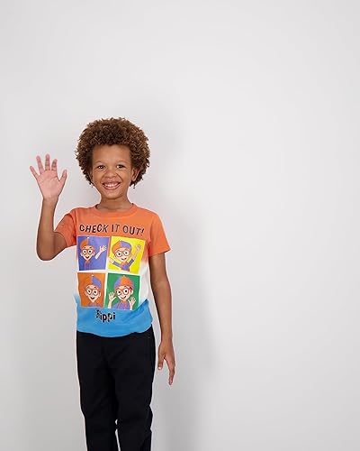 Miniatura 8 de Blippi Moonbug - Paquete de 3 camisetas de manga corta para niños pequeños y grandes