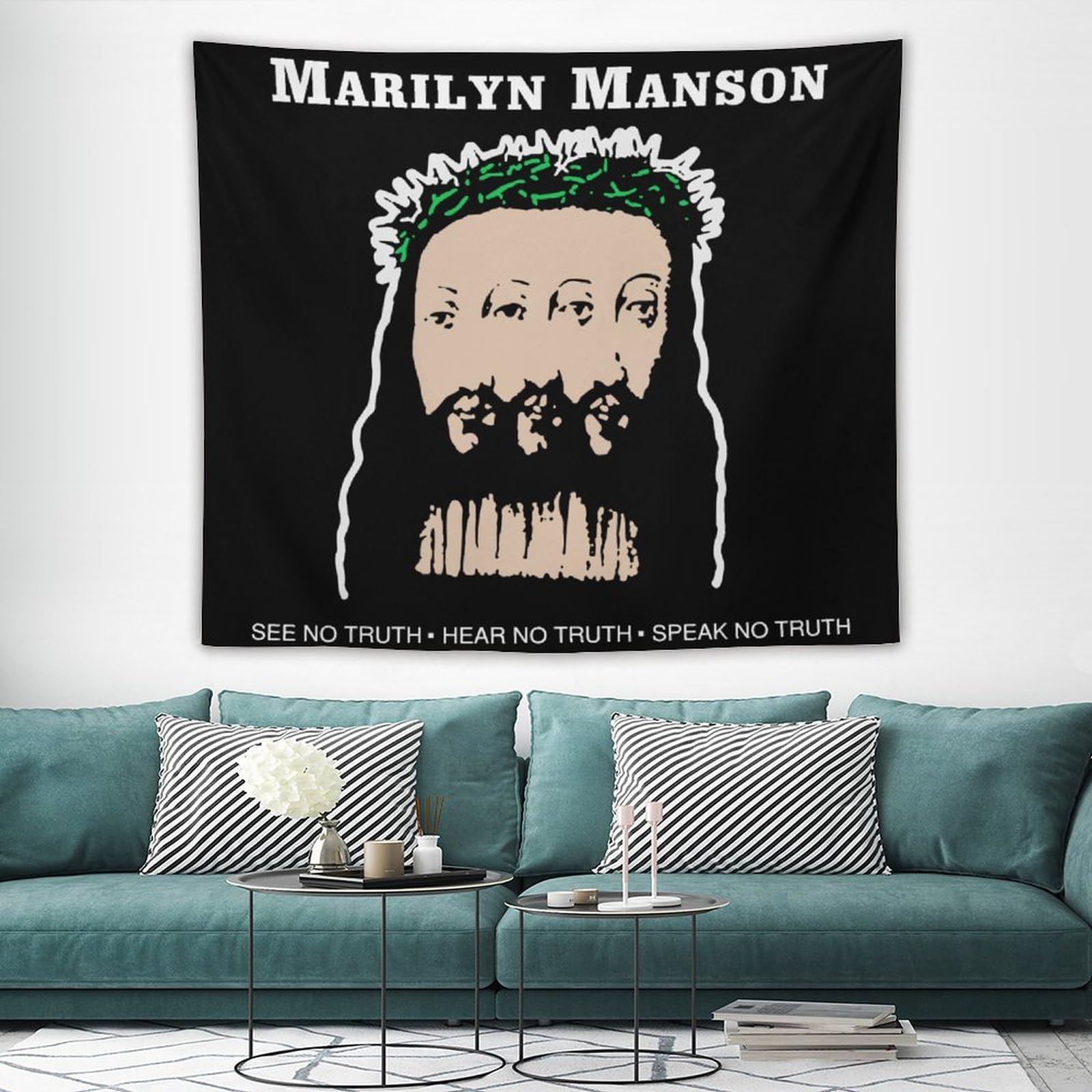 Amazon.co.jp: MARILYN MANSON マリリン マンソン タペストリー 壁掛け