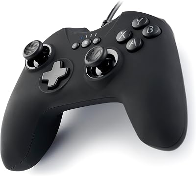 Nacon – PCGC-100XF Mando Gaming Con Cable Compatible Con PS3, Diseño Ergonómico Superficie Goma Para Un Agarre Perfecto (PC)