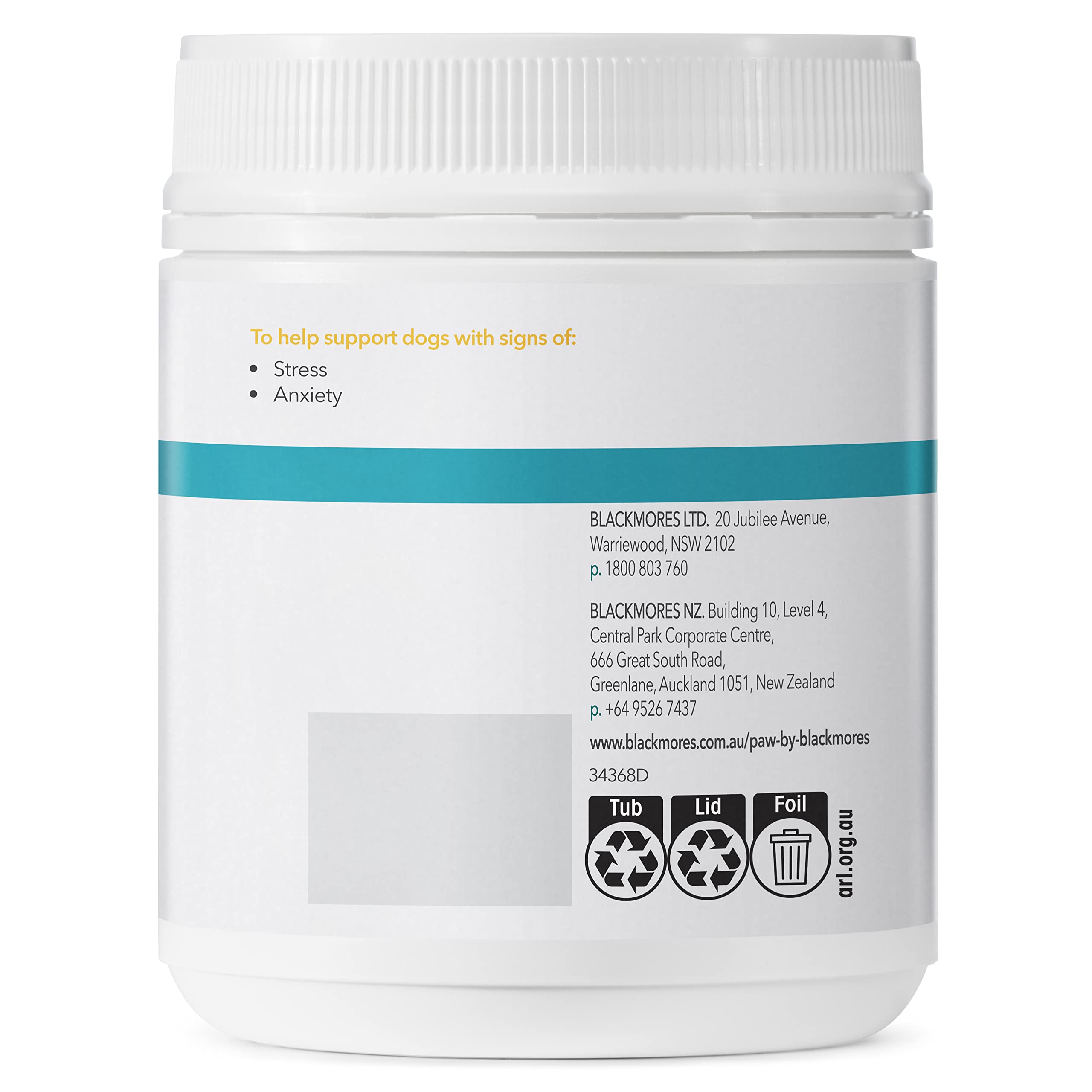 paw blackmores complete calm