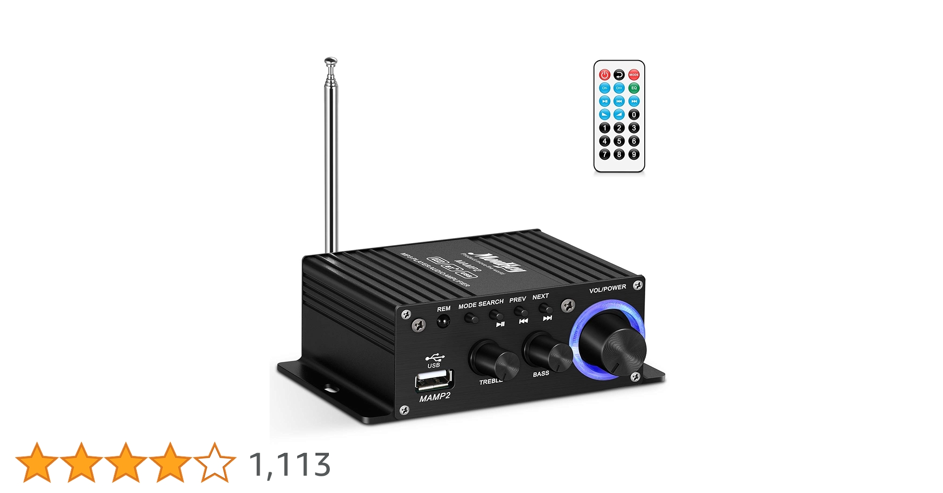 Amazon.co.jp: Moukey パワーアンプ ステレオアンプ BT 最大出力50W