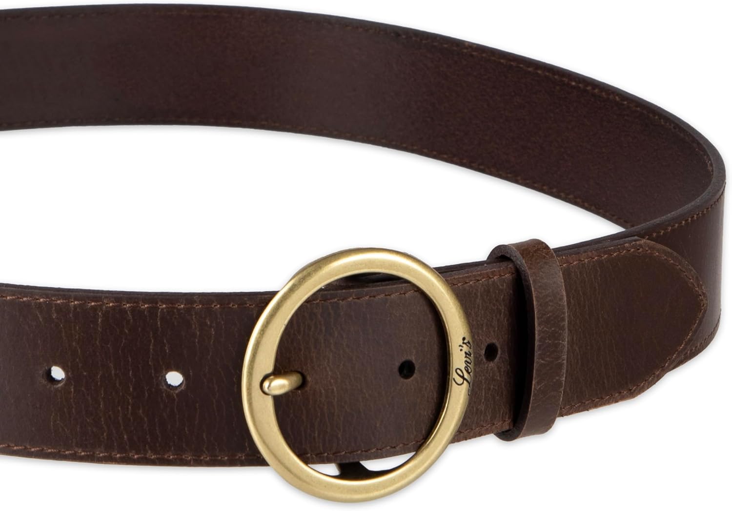 Levi's womens Round Centerbar Sliding Loop Belt