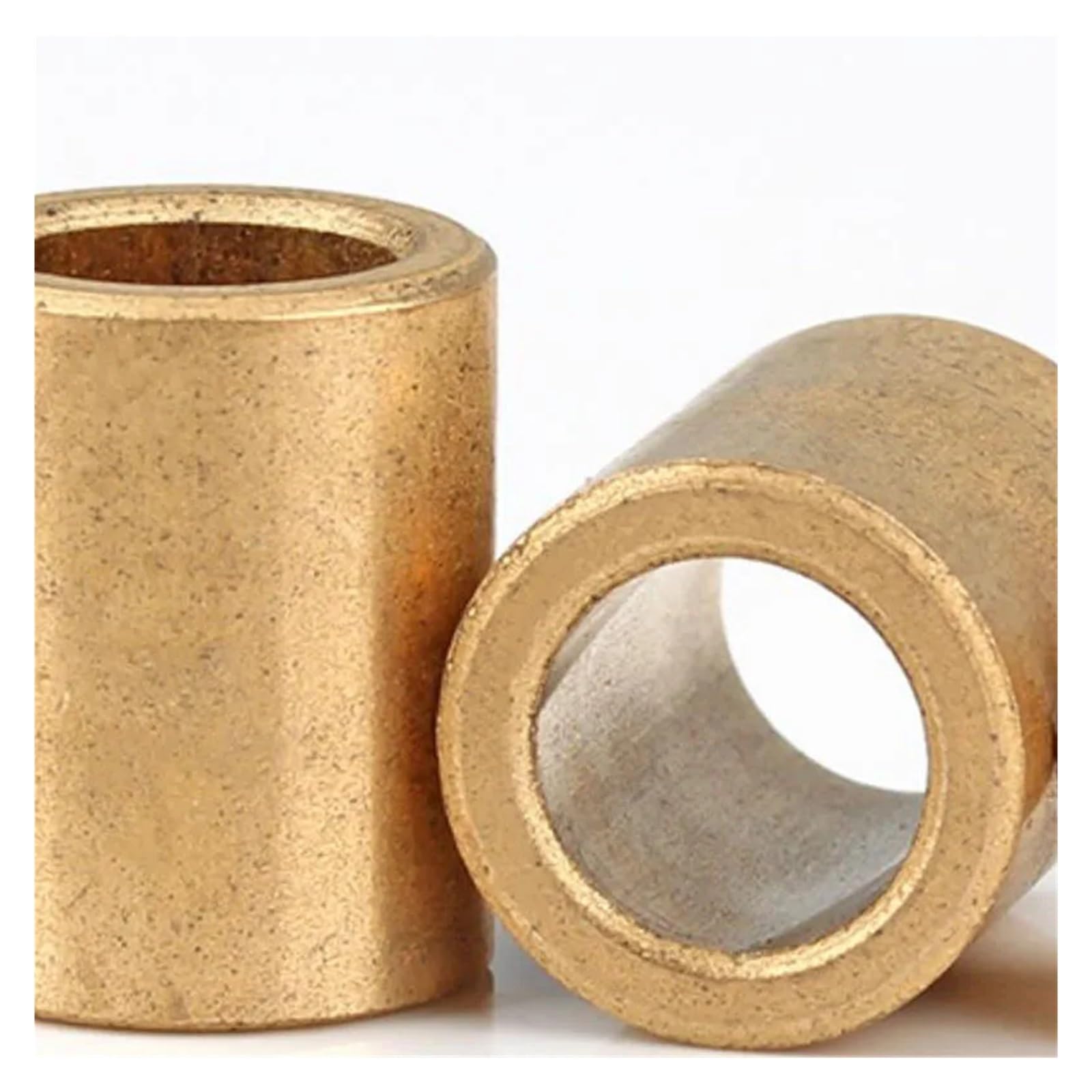 Douille en Laiton, Douille en cuivre, roulement à Huile, métallurgie des poudres, diamètre intérieur 10mm 12mm 14mm 16mm 18mm, 2 pièces(12x16x20mm)