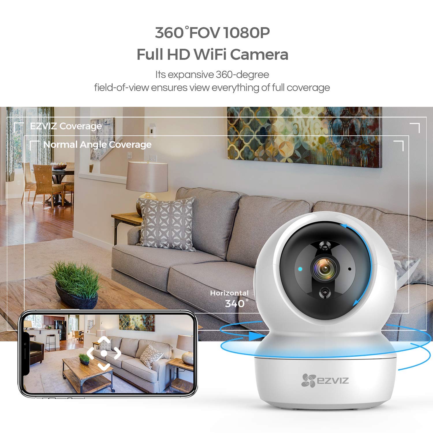 EZVIZ TY1 4MP Telecamera Wi-FI intelligente