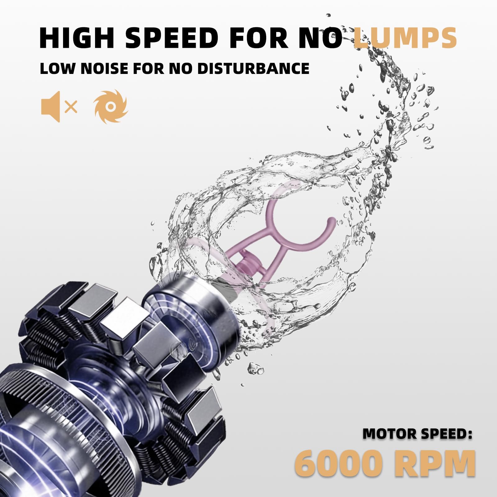 mountop Shaker per proteine, shaker per proteine ricaricabile USB-C, perfetto per frullati e sostituti dei pasti, bottiglia auto-mix con scomparto per polvere, senza BPA, realizzato in Tritan, 400 ml