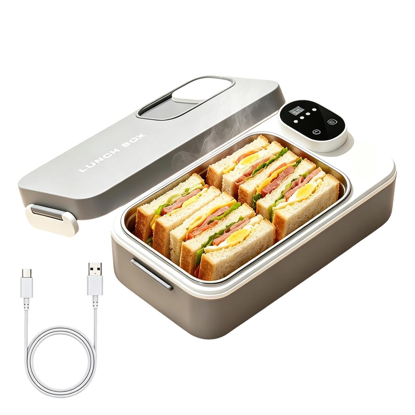 inalámbrica con calefacción USB recargable por USB con 4