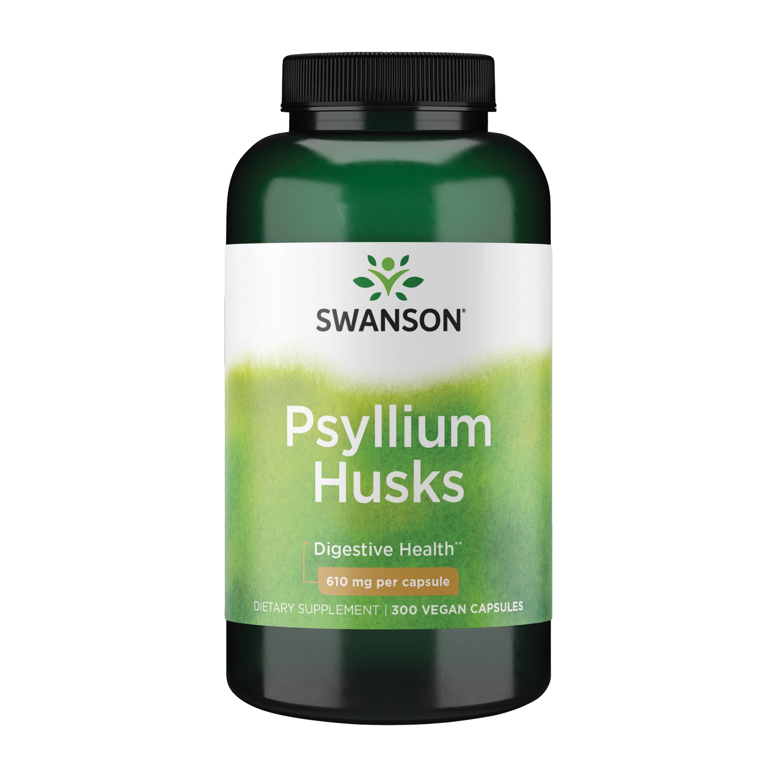Swanson Psyllium Husks 610 Mg 300 Capsules
