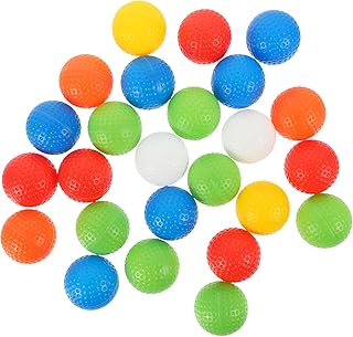 Toddmomy 144 Peças De Itens De Brinquedo De Golfe Para Homens Bolas De Prática De Plástico Bolas De Campo De Condução Bolas Ao Ar Livre Bolas De Fluxo De Ar Bolas Ocas Golfe Interno