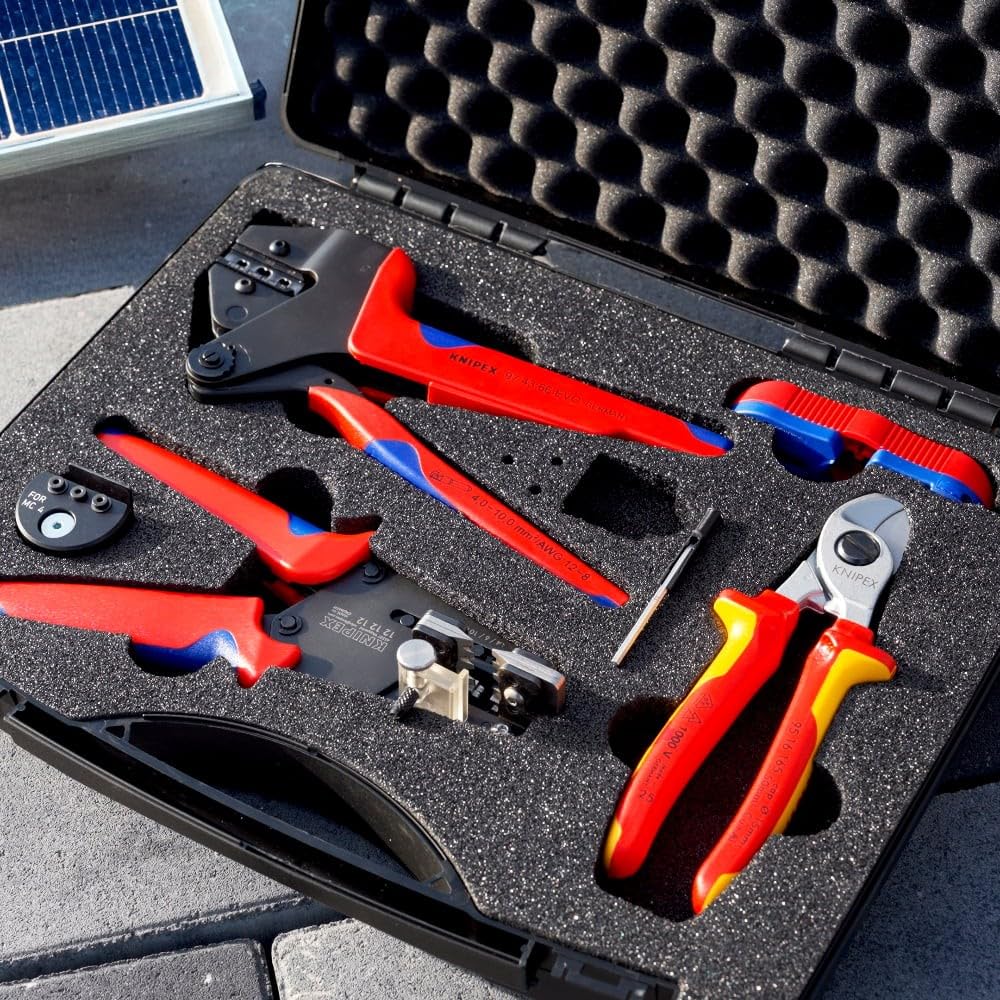 KNIPEX Werkzeugkoffer für Photovoltaik, 97 91 04 V03