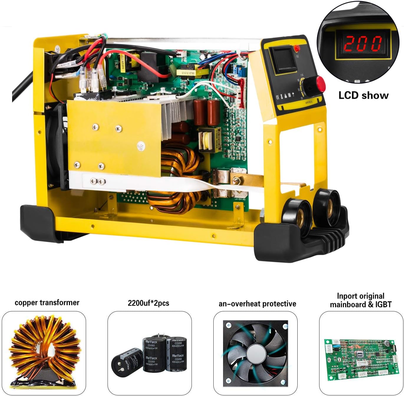 Welder Arc Welder 160Amp Stick Welder 110v/220v MMA Welding Machine IGBT Smart Hot Start fits 2.5mm 3.2mm Welding rods: Home Improvement
