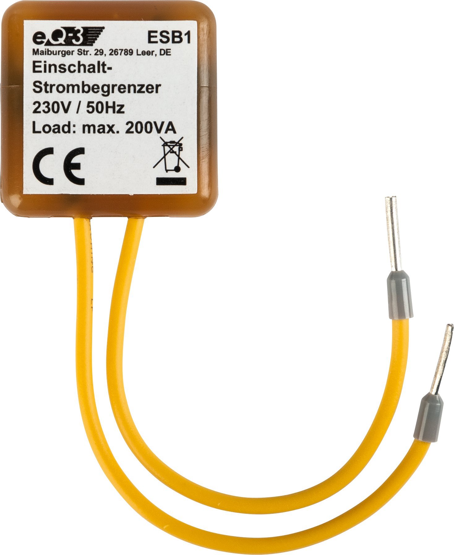 Eq-3 Ogranicznik Prądu, Żółty, 1 Sztuka