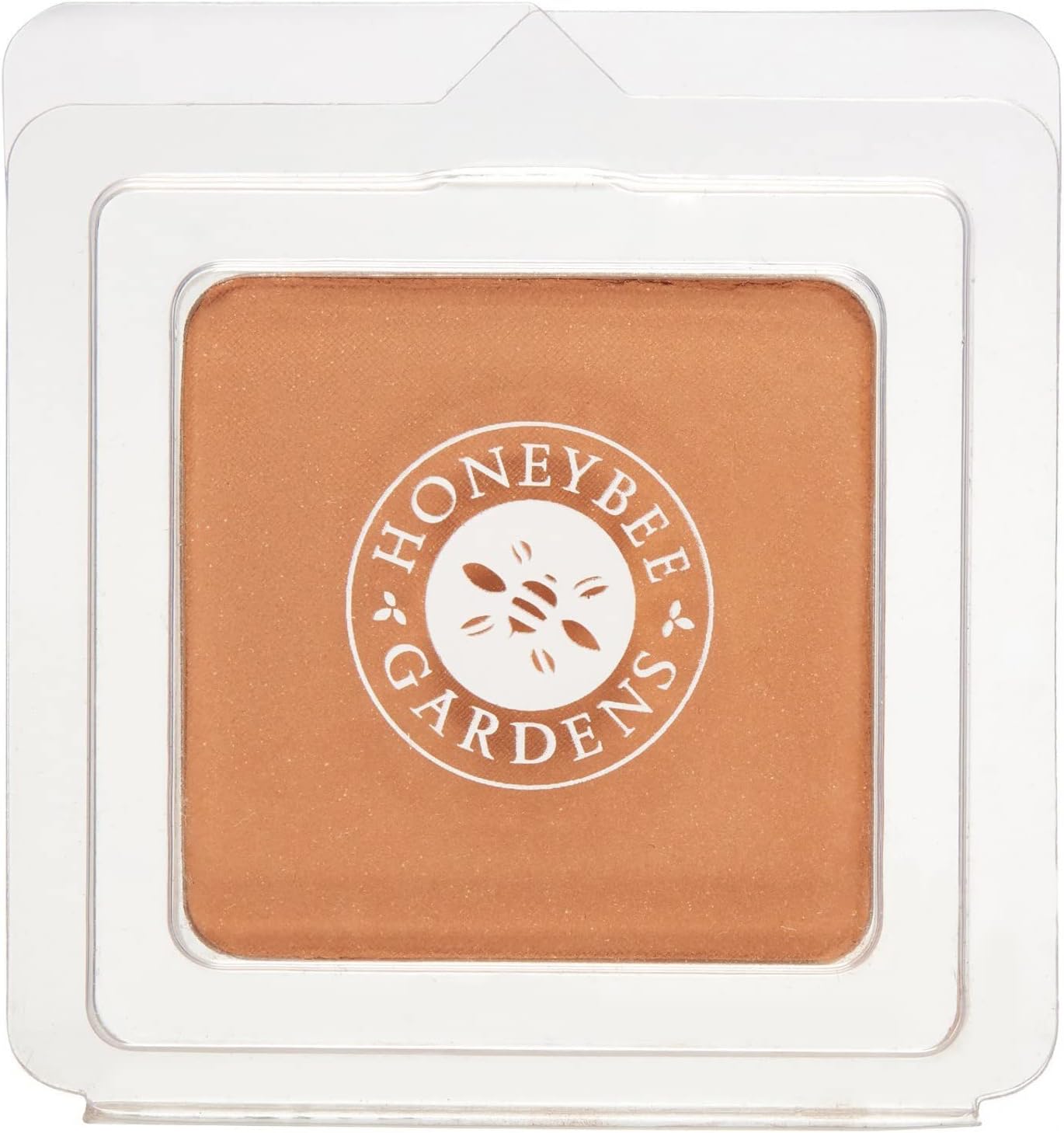 Honeybee Gardens Pressed Mineral Powder Foundation Refill, Sundance, Deep Tan/Mocha, Adjustable Coverage, Natural Finish, With Botanical Extracts And Vitamin E, 7.5g