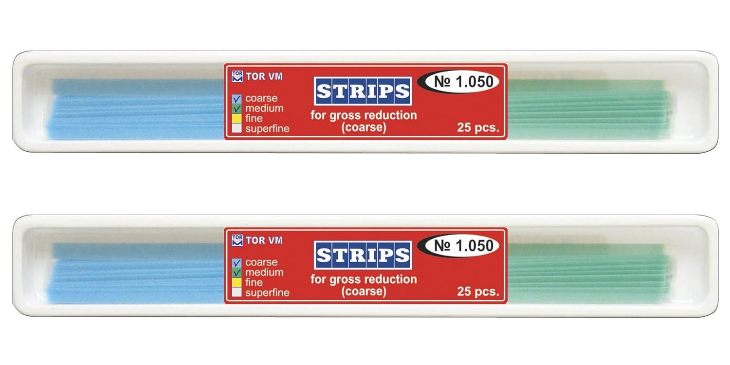 Zubastick Lot x 2 Dental Abrasive Strips for Gross