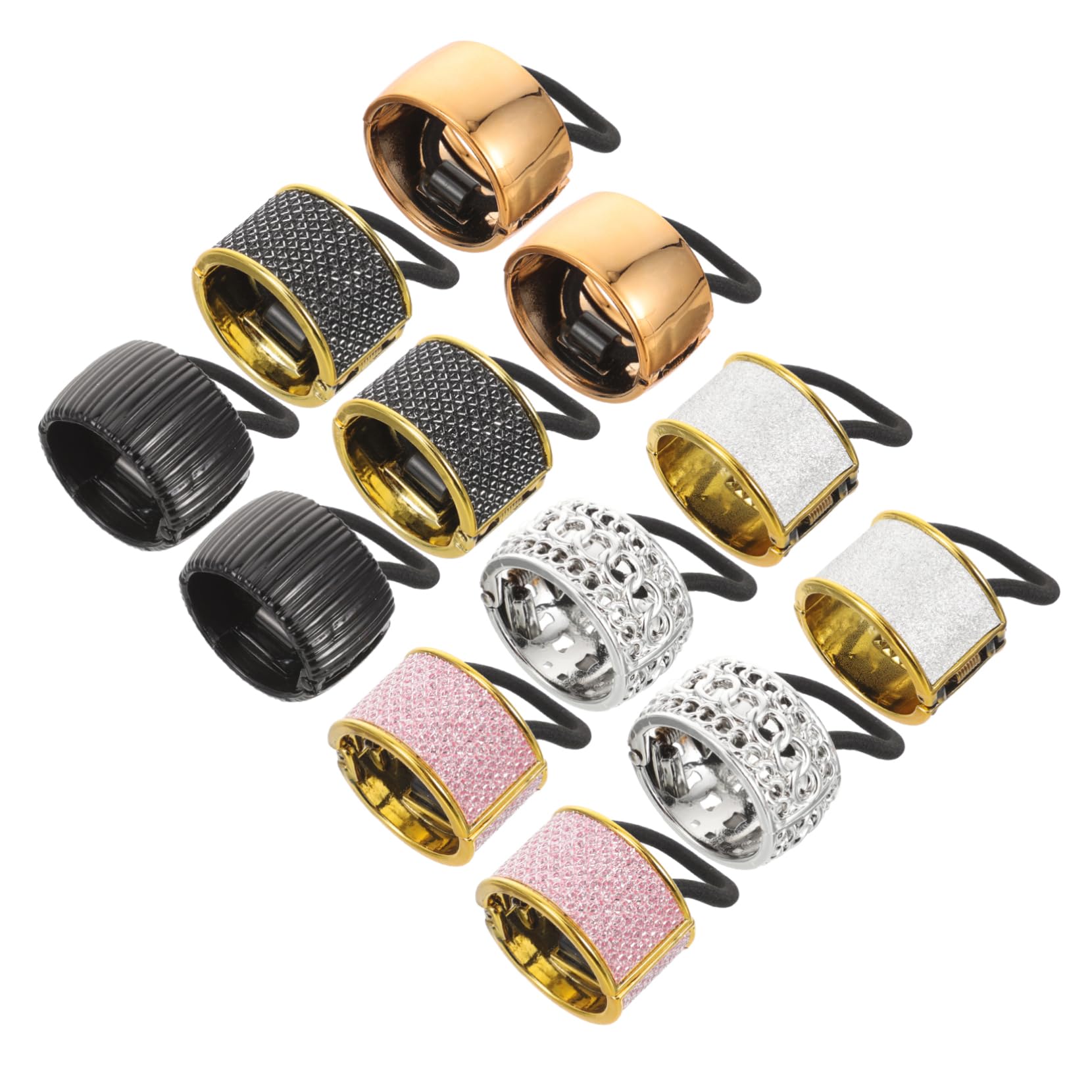 MAGICLULU 6 Set Di Eleganti Fasce Per Elastici Per in Resina Elastici Per in Plastica Per Ragazze E Donne