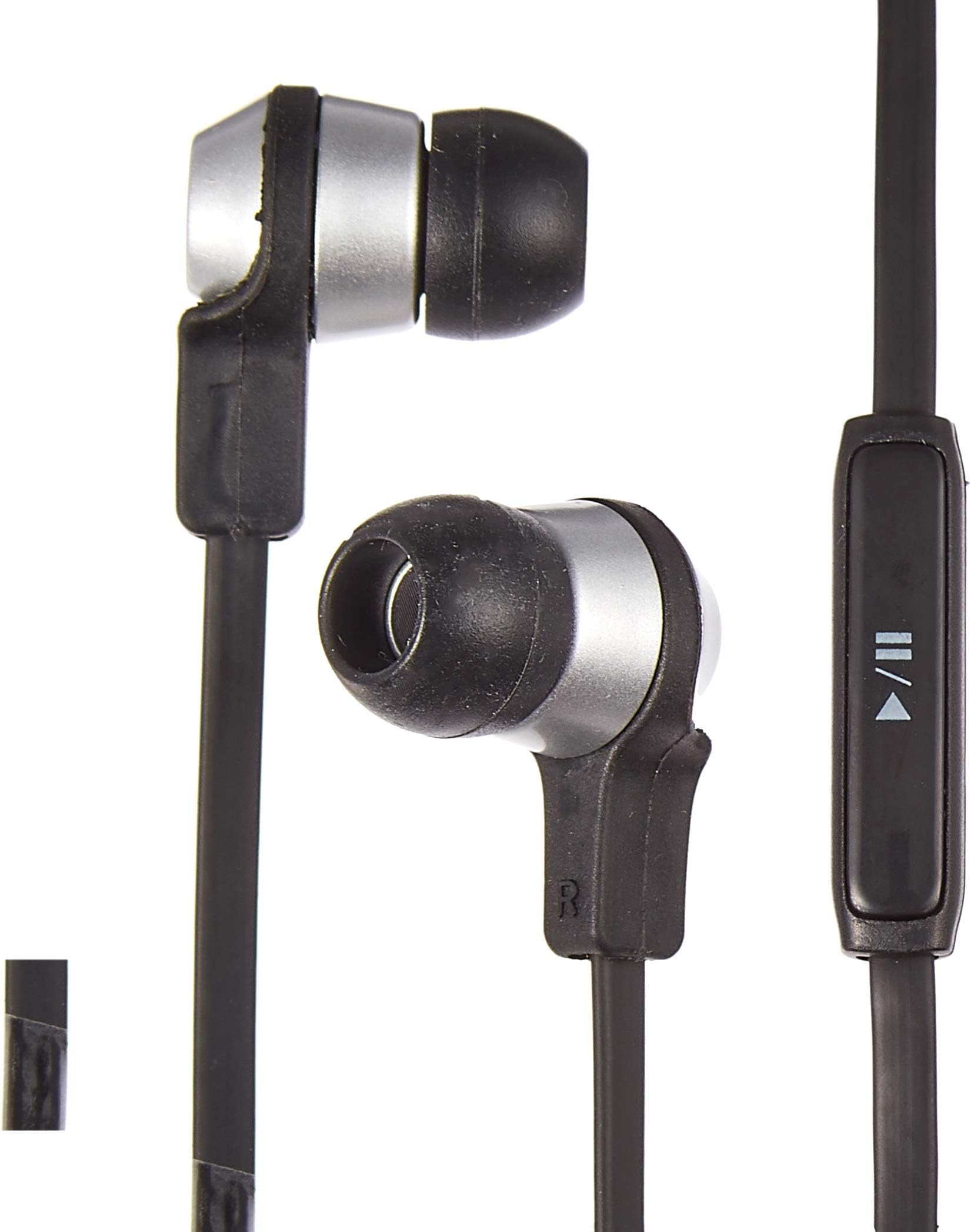Cowon EM1 Noise Isolating Earphones with Remote/Microphone and Tangle Free Cables