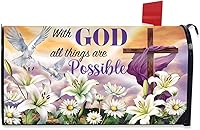 Vista 4 de Briarwood Lane Funda para buzón de Pascua de Lirios resucitados