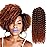 Short Kinky Curl Hairstyle 8 Inch 3pcs/pack Afro Kinky Twist Hair Soft Synthetic Crochet Braiding Hair Extention (1b/350)