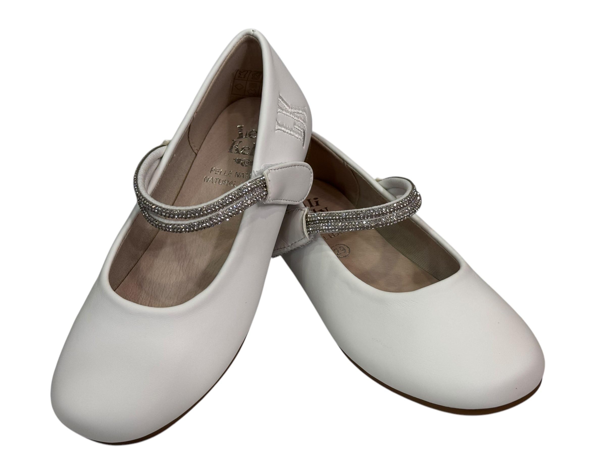 Lelli Kelly Ballerina da Ragazza Anita LKBA4837 Bianco (Bianco, Sistema Taglie Calzature EU, Adolescente, Numero, Media, 36)