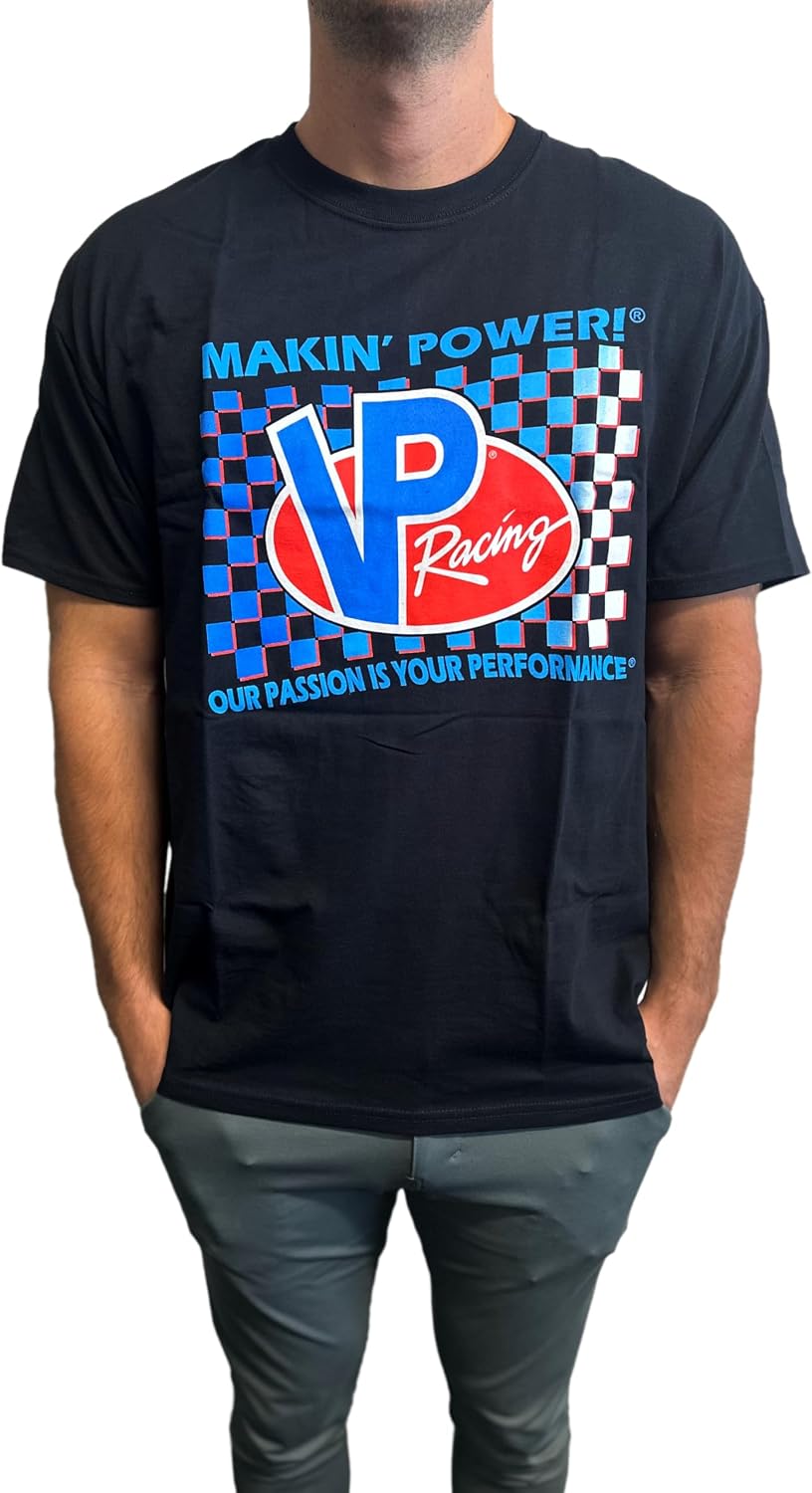 VP Racing Fuels - Retro Flag Tee - Softstyle Preshrunk T-Shirt - Officially Licensed VP Apparel