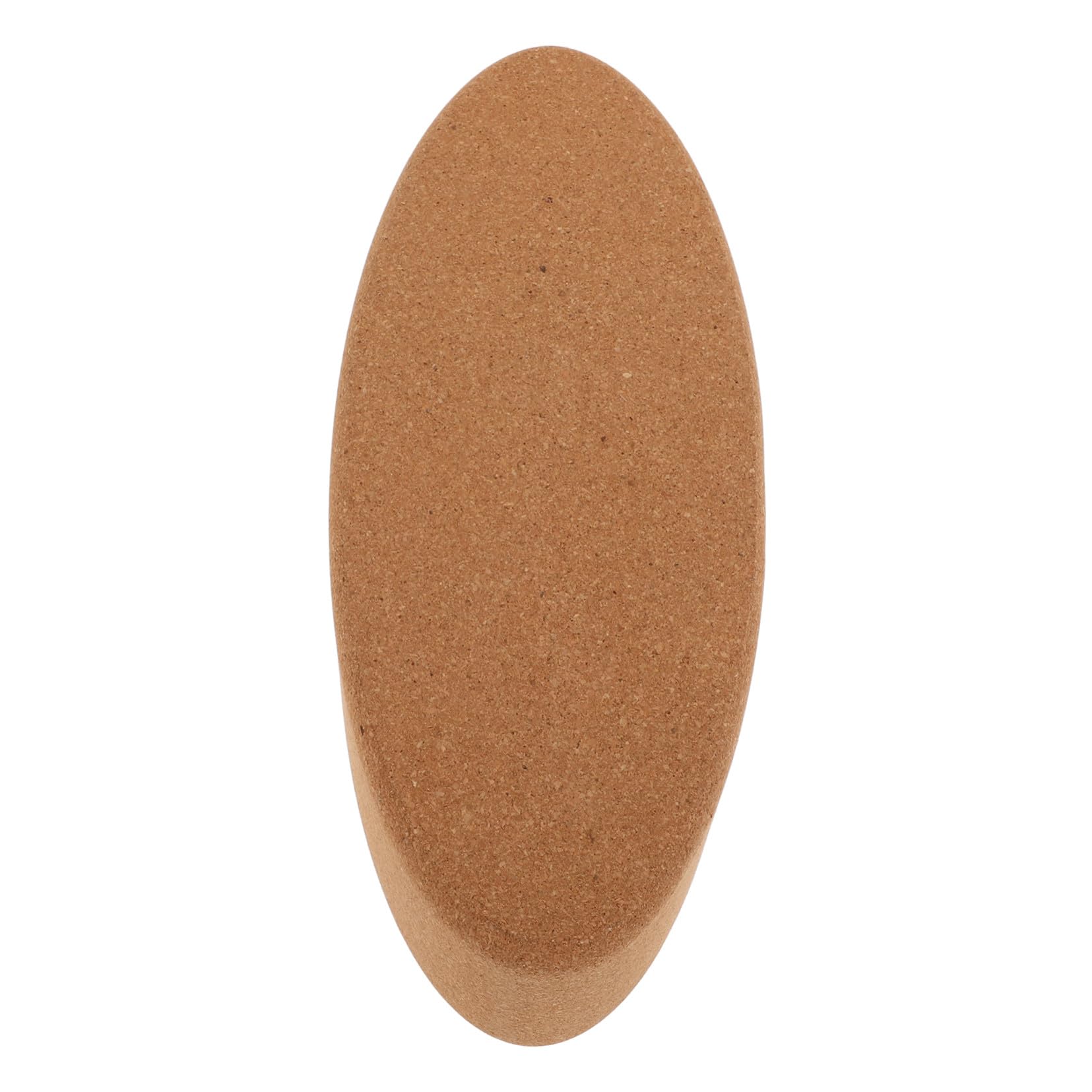 ibasenice Blocchi Yoga in Sughero Naturale Forma Ovale per Supporto Esercizi Stretching e Flessibilità per Yoga Fitness e Pilates