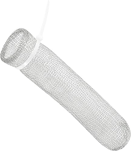 Miniatura 6 de 48 trampas de pelusa de acero inoxidable, trampas de pelusa para lavandería, filtro de manguera de malla para lavadora con 48 piezas de bridas para