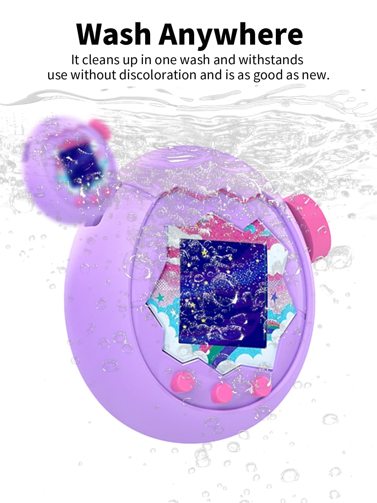 Silikonowe etui ochronne do Tamagotchi Paradise – miękkie etui odporne na upadki, struny i folia ochronna, elektroniczne akcesoria dla zwierząt domowych, ochrona maszyny do gry w Virtual Pet