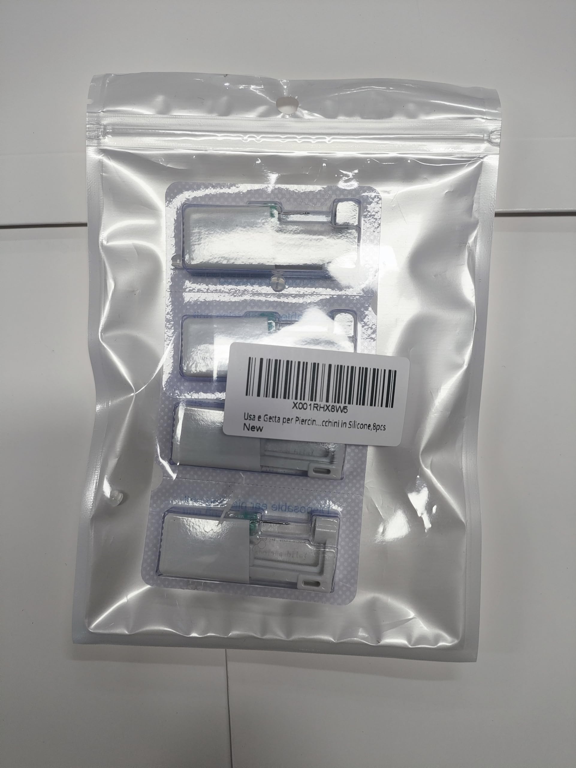 Pistola para Perforar Oreja Kit Desechables 4 Piezas