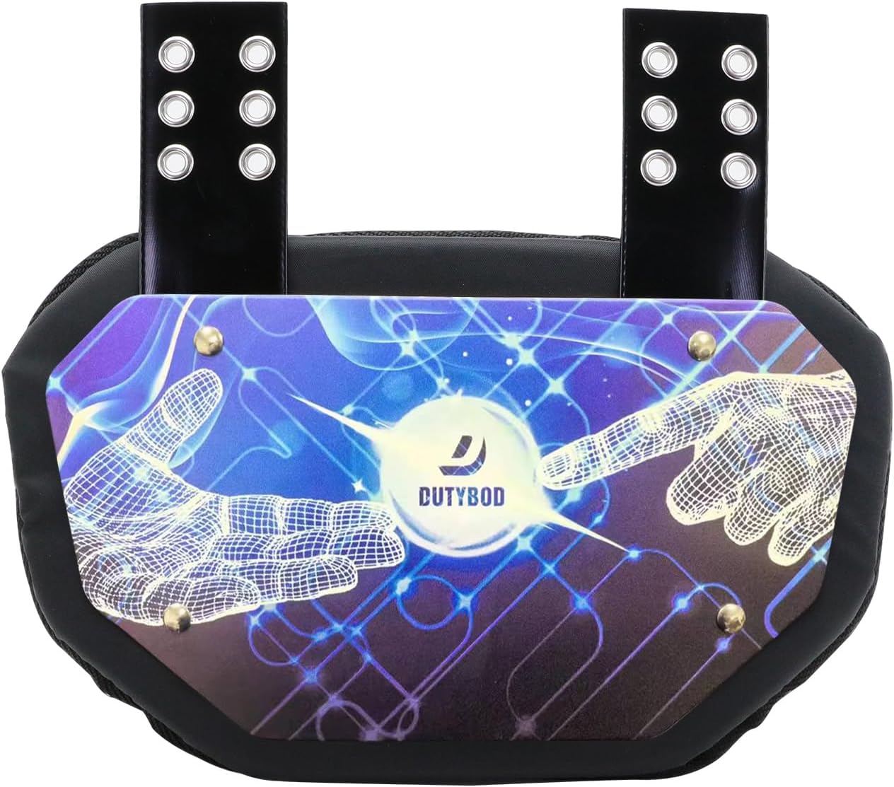 Football Back Plate-DUTYBOD Lower Back Rear Back Bone Protector Shield Backplate for Youth & Adult