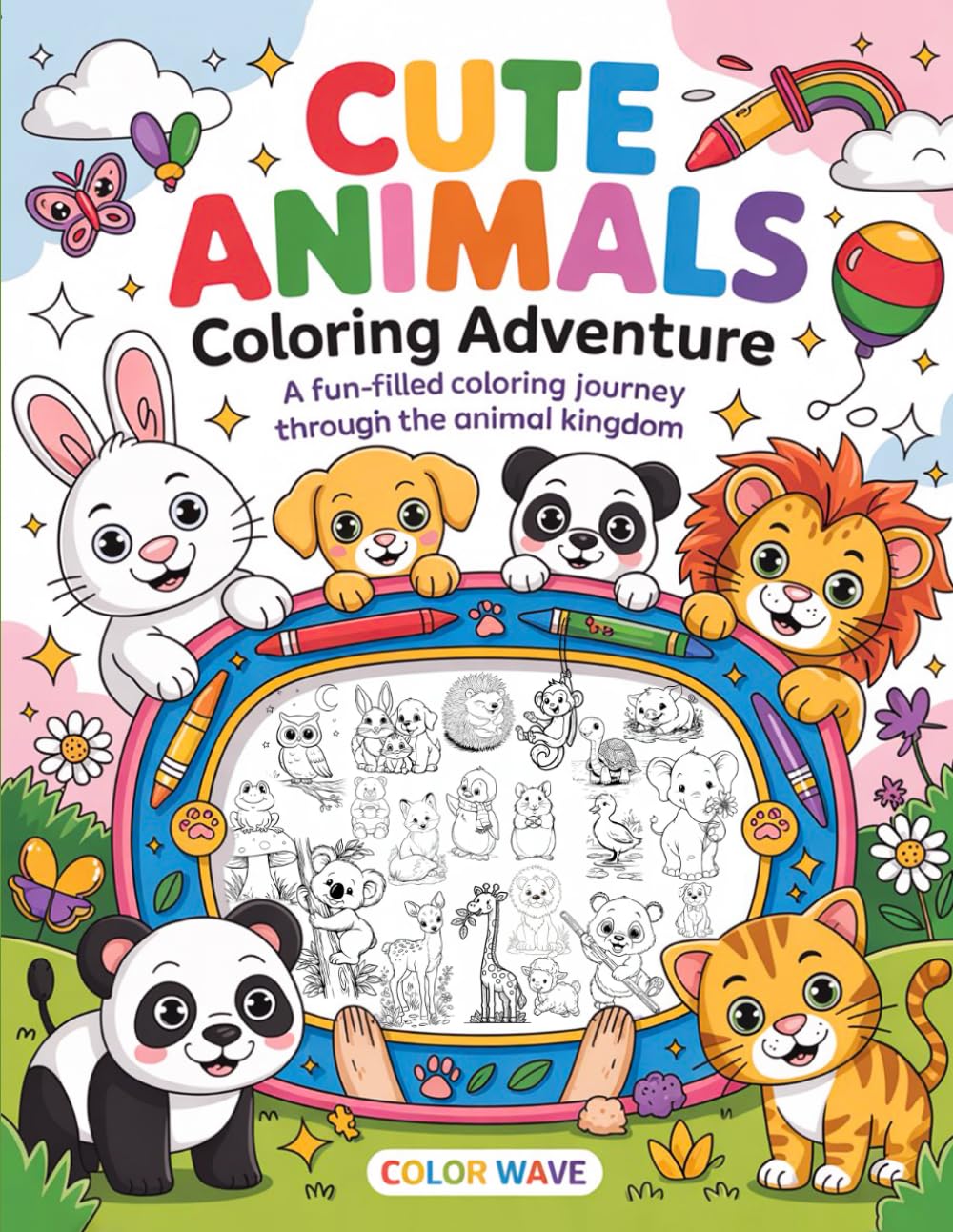 Cute Animals Coloring Adventure
