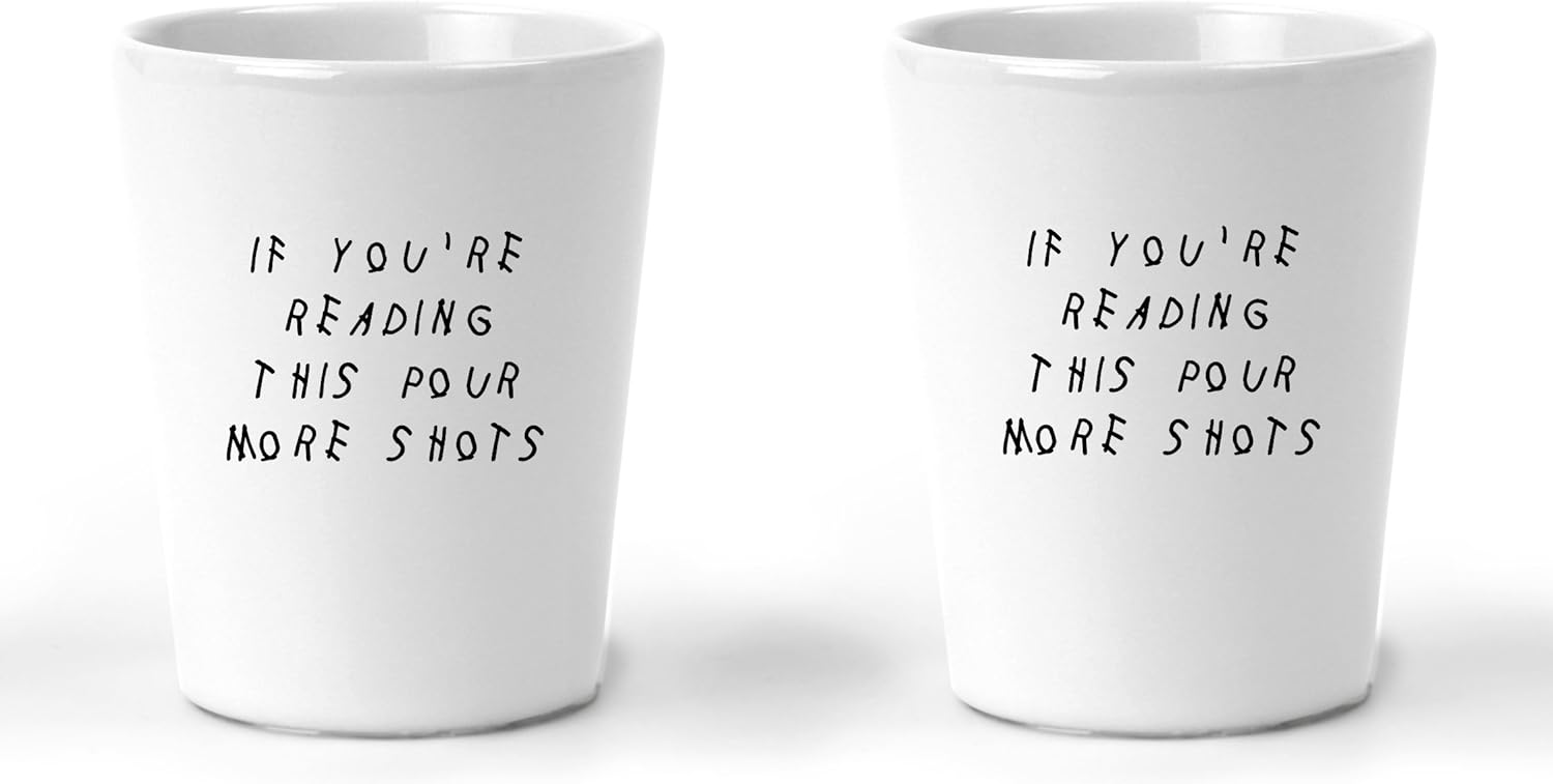 MyFaveGift Drake Feelings Drizzy Champagne Papi Shot Glass