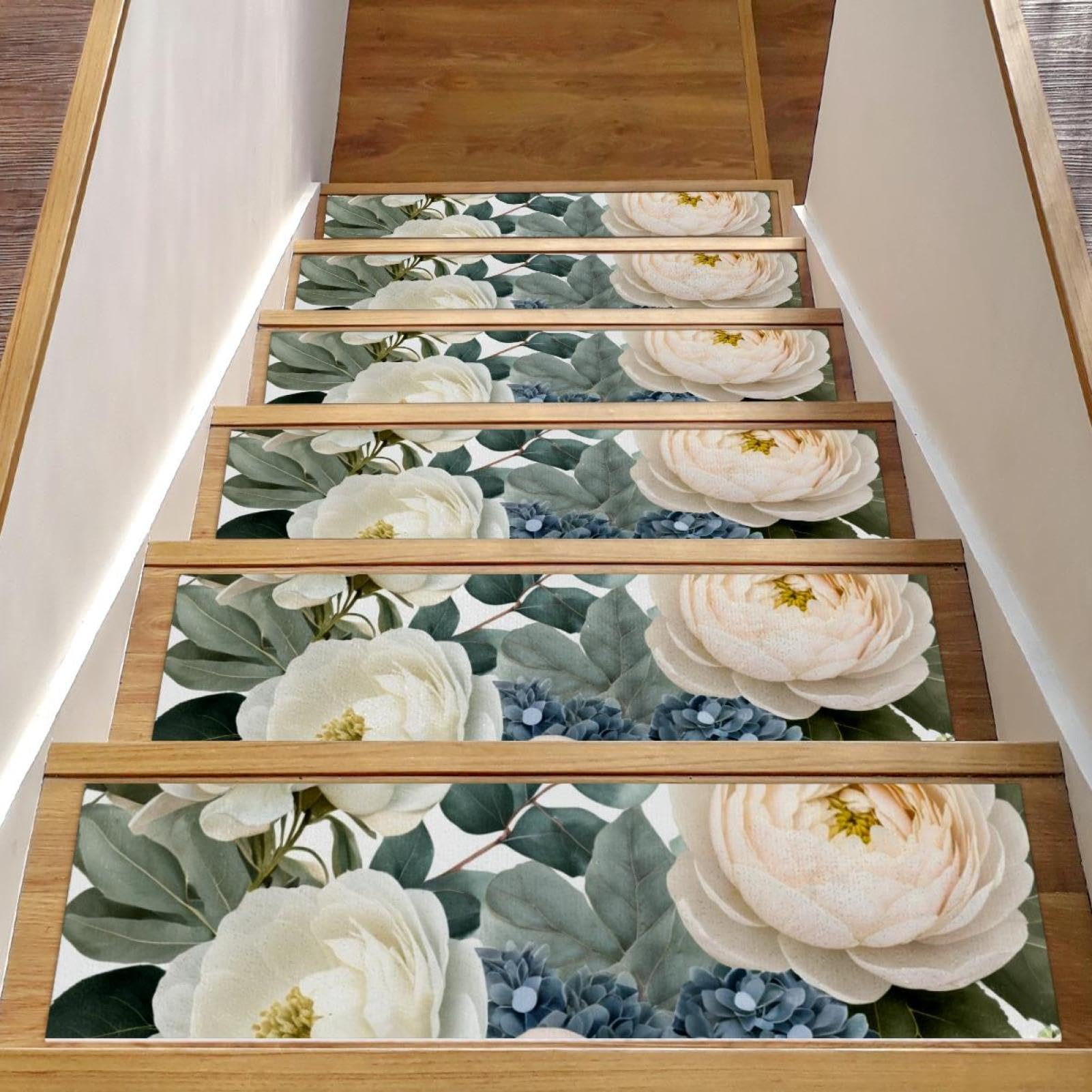 Tapis d'escalier antidérapants haute résistance lot de 15 marches lavables